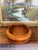 Wood Vintage Mid-Century Modern Oval Wood Tray With Laminated Joinery and Raised Base. For Sale - Image 7 of 10