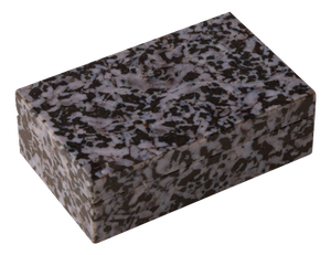 Vintage Black Epidote Stone Box, 1960