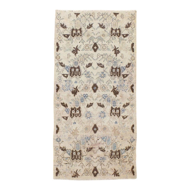Galerie Shabab Collection Mid-20th Century Turkish Anatolian Throw Rug For Sale