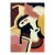1960's Pink & Yellow Figurative Abstract by Les Anderson For Sale