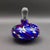 Bruce Fruend Signed Millefiori Hand Blown Art Glass Perfume Bottle With Dauber. Measures approximately 4" diameter, 4 3/4"...