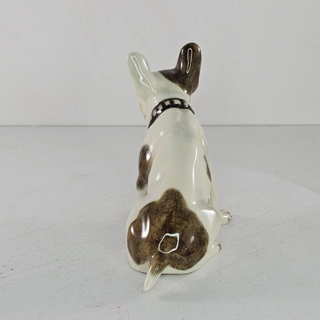This Vintage Gort Bone China French Bulldog Figurine Sitting is a charming addition to any collection. Crafted from bone...