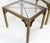Mid-Century Modern Cross Brass Base & Glass-Top Side - a Pair For Sale - Image 10 of 11