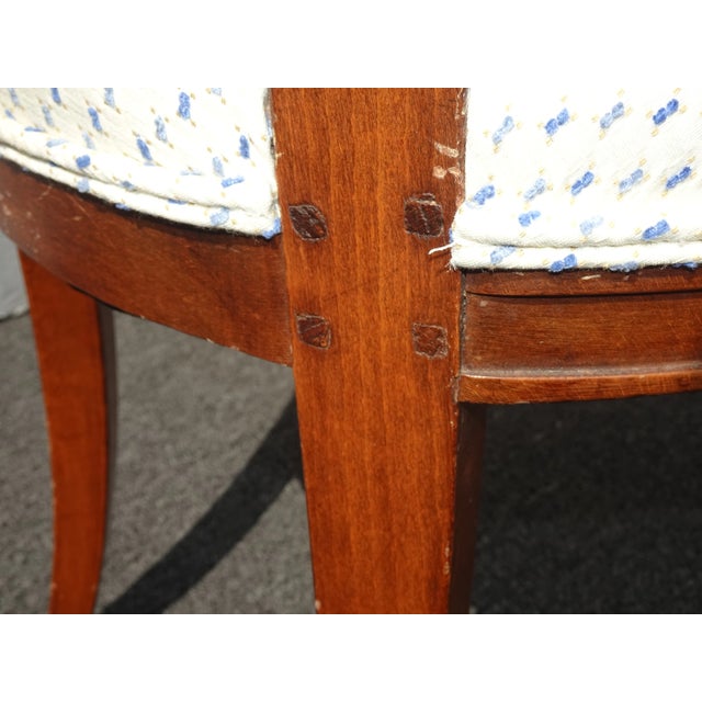 Vintage French Provincial White Accent Chair Chairish