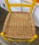 Goldenrod 1960s Gio Ponti Style Single Woven Seat Ladder Back Chair For Sale - Image 8 of 12