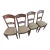 Mid 20th Century French Dinner Chairs- Set of 4 For Sale