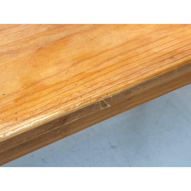 Vintage Wooden Bench with Seat in Beech, 1970s For Sale - Image 5 of 18