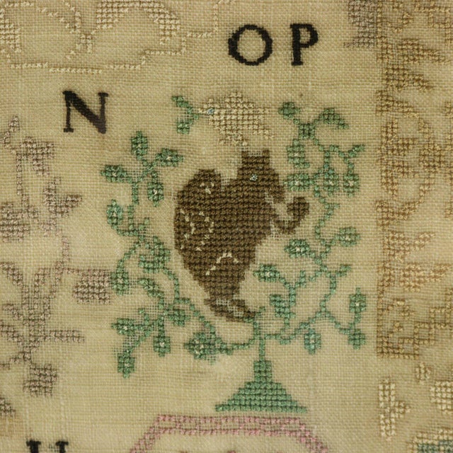 Antique Quaker Sampler, 1809, Mary Grigg, Banwell For Sale - Image 10 of 18
