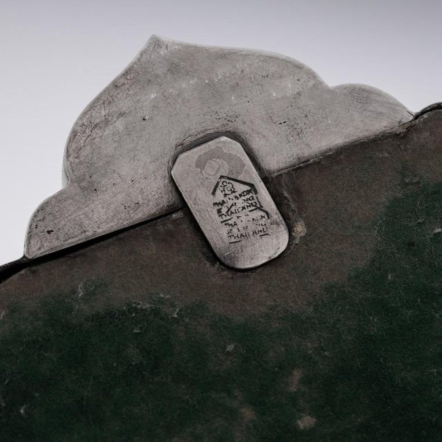 Silver & Niello Photo Frame, Bangkok, 1957 For Sale - Image 15 of 16