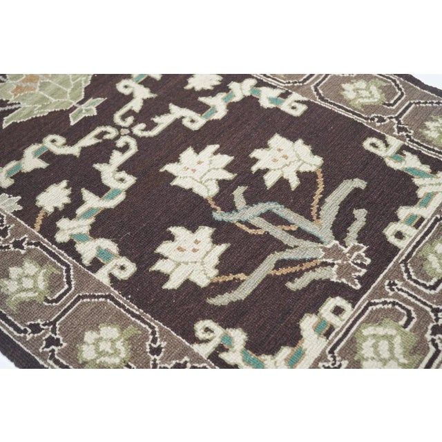 Early 21st Century Sumak Runner 2'6'' X 10'0" For Sale - Image 5 of 10