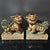 Vintage Shiwan Kiln Amber Glazed Foo Dogs on Pedestals - A Pair For Sale - Image 4 of 9