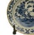 Rustic European Late 17thC Dutch Delft Kraak-Charger/Plate - 1680-1690 - 14" For Sale - Image 3 of 6