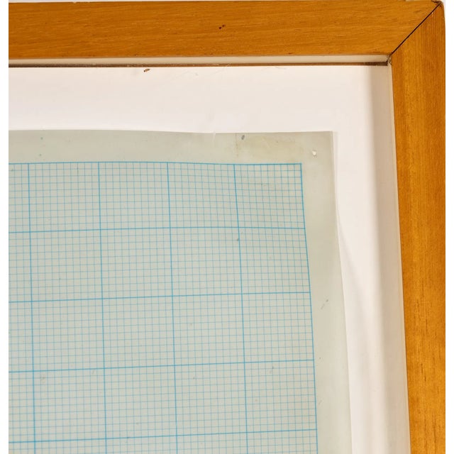 Contemporary 1980s Geometric Mixed-Media Painting on Mylar For Sale - Image 3 of 5
