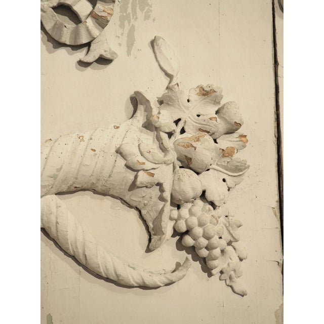 Large Painted Louis XVI Chateau Boiserie Overdoor, Circa 1760 For Sale - Image 4 of 12