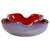 Murano Sommerso Glass Bowl in Ruby Red and Alabaster by Alfredo Barbini, 1960s For Sale - Image 10 of 10