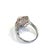 Bochic “Orient” Vintage Opal , Ruby, Tourmaline & Sapphires Ring 18K & Silver For Sale - Image 9 of 9