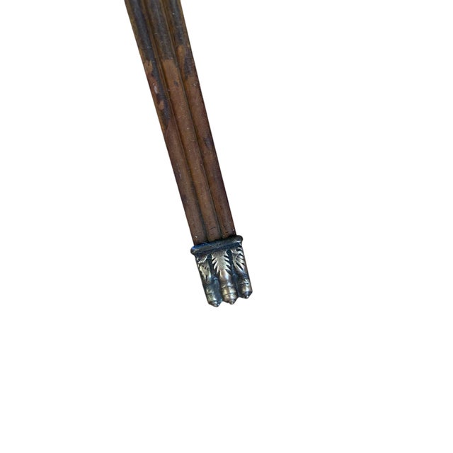 Brown Glass George F. Cram Unrivaled Terrestrial Illuminated Stand Up Floor Globe For Sale - Image 8 of 11