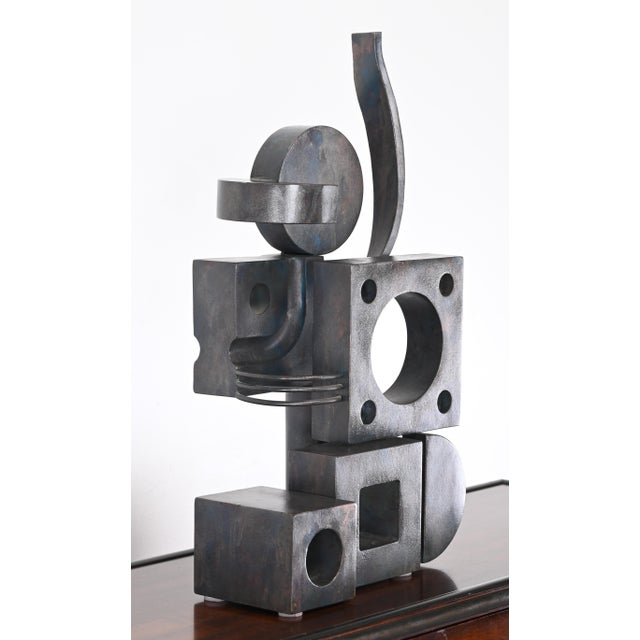 Eugene Perry is an award-winning abstract metal sculptor from Philadelphia who was a mentee of Jung Park. This piece is a...