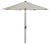 Resistant 9 Ft Auto Tilt Crank Umbrella in Natural For Sale - Image 4 of 4