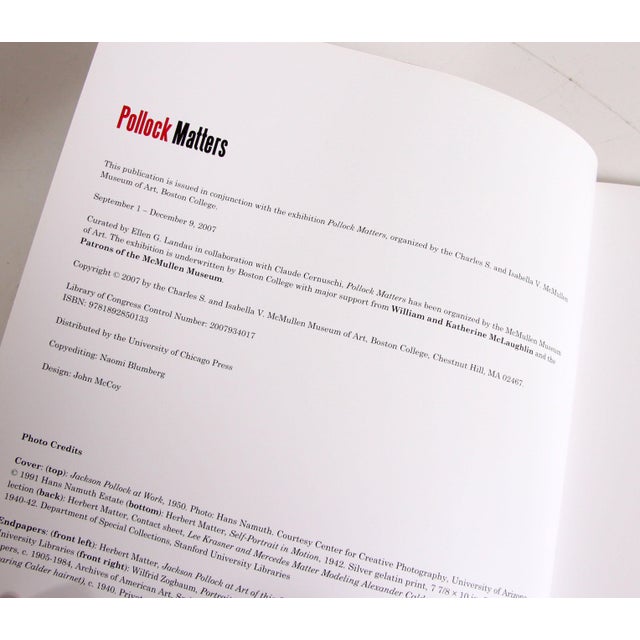 Pollock Matters Jackson Pollock Coffee Table Art Book Chairish