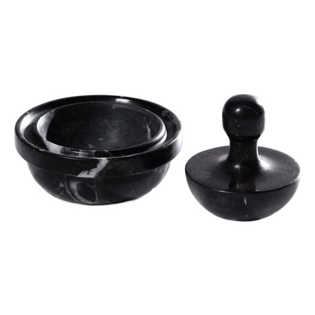 Ross Marble Spice Grinder, Black For Sale