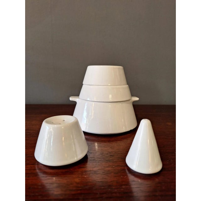 Mid-Century Modern Cono Model Stacking Tableware Set by Ambrogio Pozzi for Pierre Cardin, Italy, 1960s For Sale - Image 3 of 13