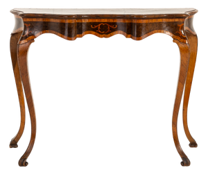 19th Century Italian Walnut Console Table