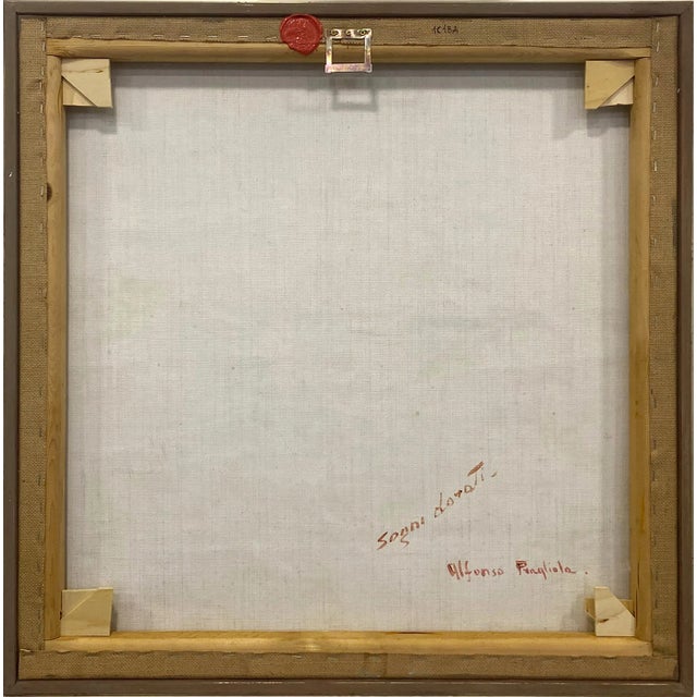 Early 21st Century Alfonso Pragliola, Golden Dream, 2019, Oil on Canvas For Sale - Image 5 of 6