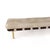Traditional Regina Andrew Tufted Leather Gallery Bench, Cappuccino For Sale - Image 3 of 7