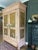 1920s Antique Painted Pine Double Wardrobe with Chinoiserie Panels, 1920s For Sale - Image 5 of 15