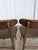 Vintage Wooden Dining Chairs with Brown Leather Seats, 1970s, Set of 3 For Sale - Image 10 of 18