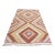 Mid 20th Century 1960's Classical Antalya Handwoven Turkish Kilim Boho Area Accent Rug For Sale