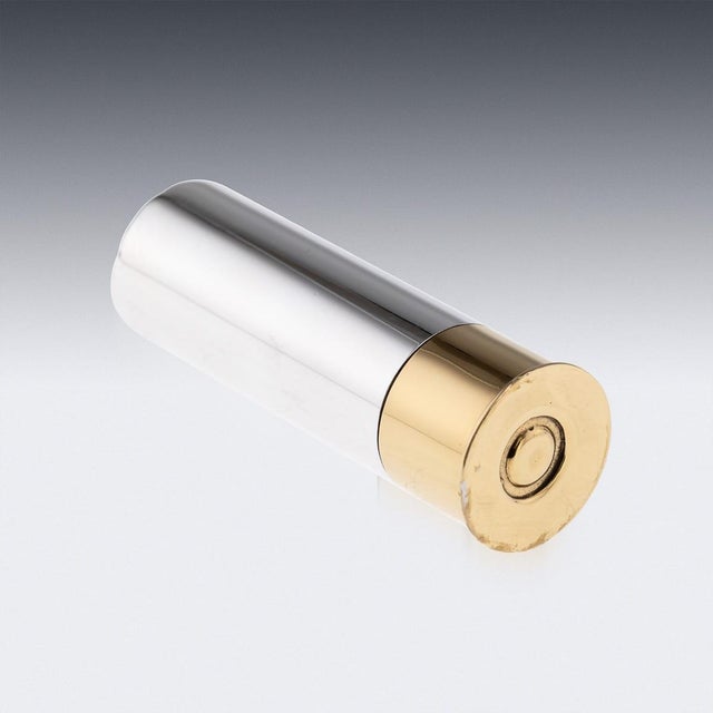 21st Century English Novelty Shotgun Shaped Silver Butt Markers in Case, 2019, Set of 11 For Sale - Image 11 of 14