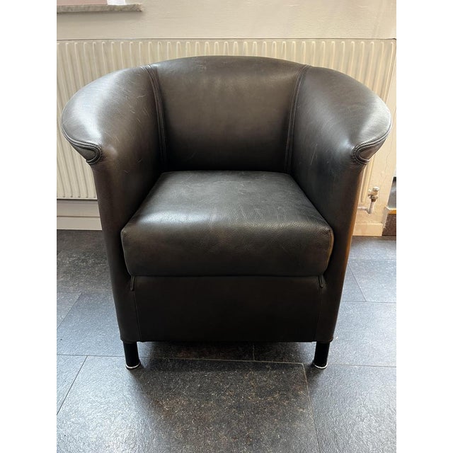 Wittmann Aura Club Chairs in Leather Armchairs by Paolo Piva for Wittmann, 2000s, Set of 2 For Sale - Image 4 of 11