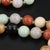 Green Gumps 14k Gold Clasp Jadeite Nephrite Jade Beads Necklace Multicolor Estate Vintage For Sale - Image 8 of 13