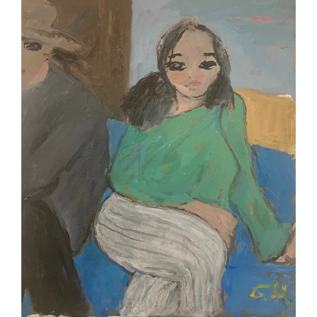 In Characters, Paoli's loose, confident hand builds a small crowd of figures out of warm, layered color, less a portrait...