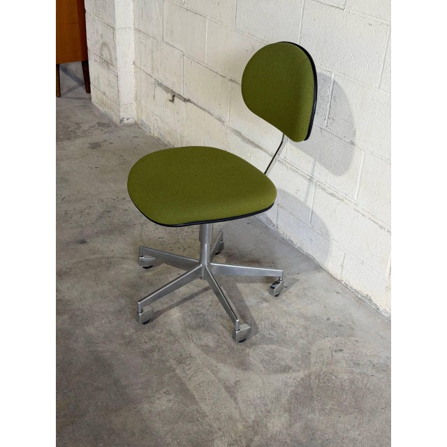 1950s Original Labofa Swivel Office Desk Chair by Jørgen Rasmussen Denmark For Sale - Image 9 of 10