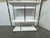 Modern White + Chrome Etagere For Sale In San Francisco - Image 6 of 12