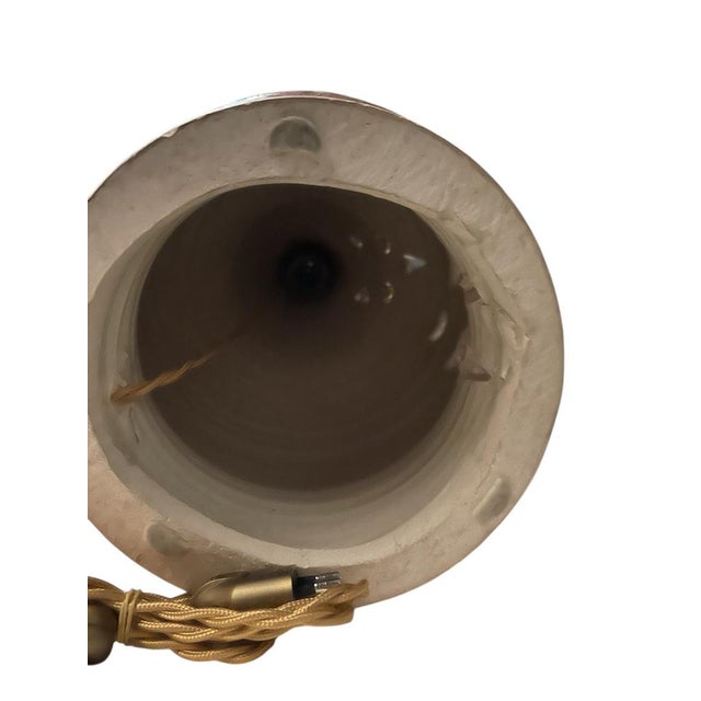 Ceramic Vintage Studio Pottery Ceramic Lamp by Georges Pelletier, 1970s For Sale - Image 7 of 10