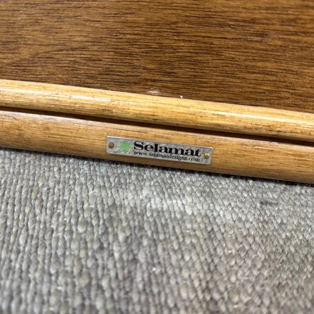 Hollywood Regency Faux Bamboo Wall Mirror For Sale - Image 12 of 12