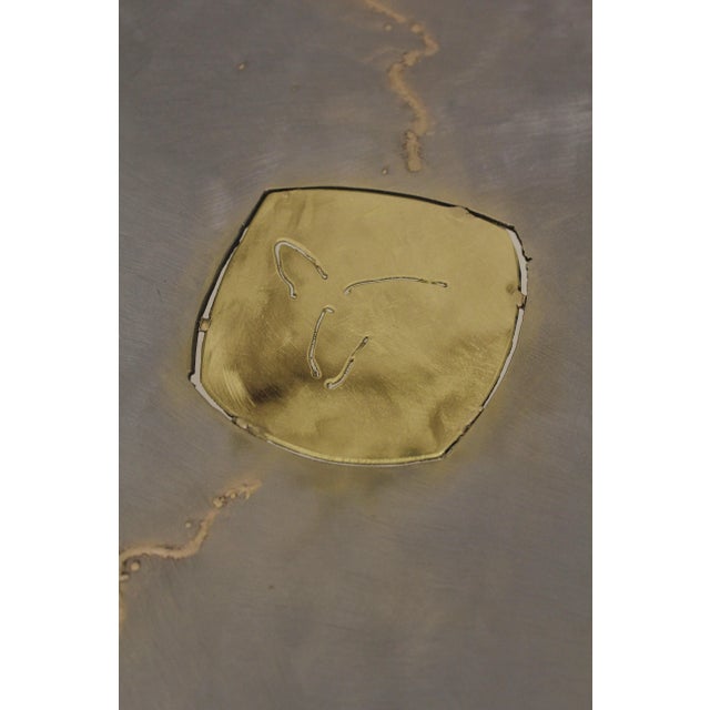 Paul Evans Inspired Modern Designed Brutalist Pub Table For Sale - Image 10 of 13