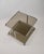 Italian Chrome and Smoked Glass Coffee Table on Casters, 1970s For Sale - Image 11 of 18