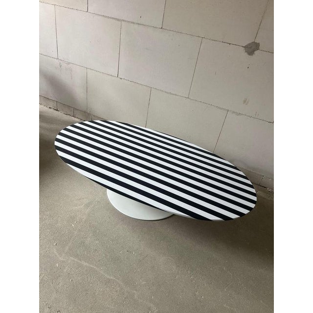 Surfboard Coffee Table bhy Maurice Burke for Arkana, 1960s For Sale - Image 3 of 12