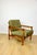 Textile Vintage Wooden Armchair in Yellow-Olive from Z. Baczyk For Sale - Image 7 of 12