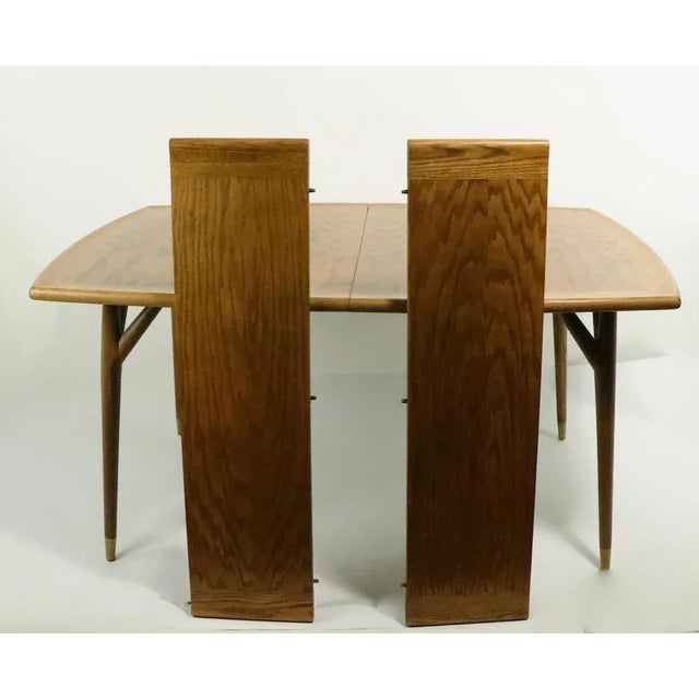 Organic Mid Century Oak Dining Table by Jack Van der Molen for Jamestown For Sale - Image 10 of 12