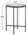 Industrial Lumi Agate Accent Table in White / Black For Sale - Image 3 of 7