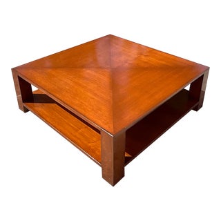 Late 20th Century Vintage Boho Nancy Corzine Lacquered Coffee Table For Sale