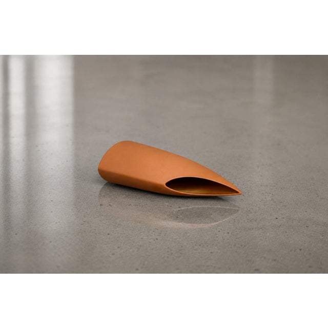 Mid-Century Modern German Red Stoneware Brick Vase from Asa Selection, 1980s For Sale - Image 6 of 10