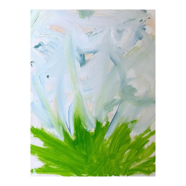 Matthew Izzo Oil Painting on Canvas, Titled My Yard For Sale