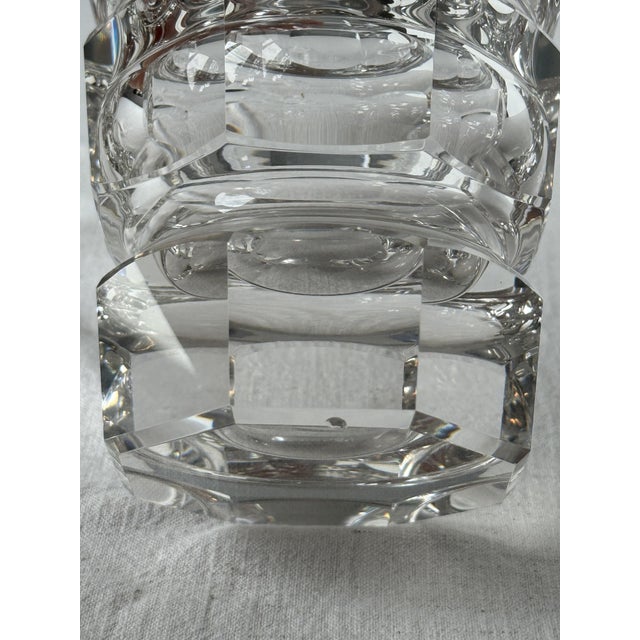 Glass Vintage Art Deco Vase by Josef Hoffmann for Ludwig Moser Bohemia, 1920s For Sale - Image 7 of 9